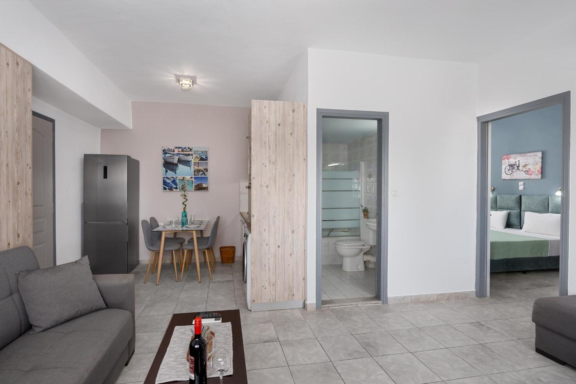 Nikos Apartments Agia Marina Dış mekan fotoğraf